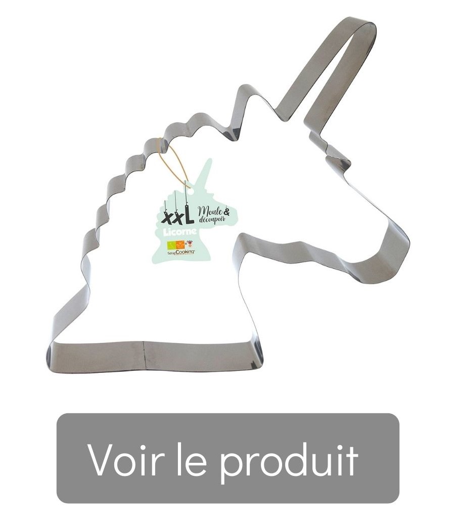 Emporte pièce XXL Licorne - ScrapCooking